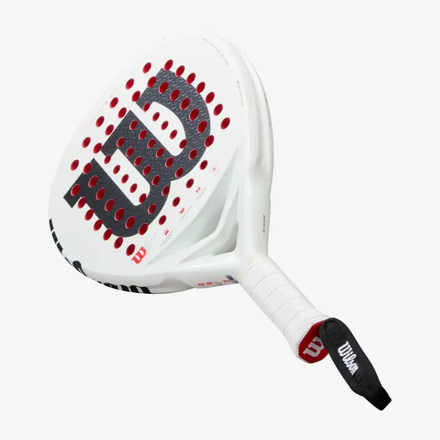 Wilson BELA LS V3 PADEL __ WHITE/RED