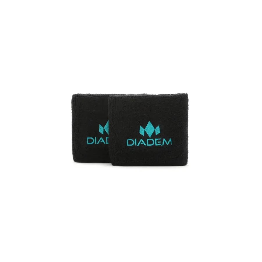 Diadem Logo Small Wristbands __ Black