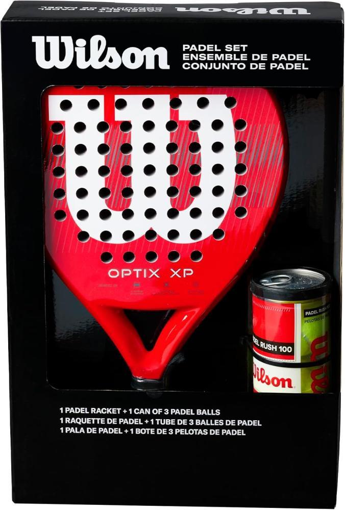 Wilson OPTIX XP PADEL KIT BOX SKU RED 2
