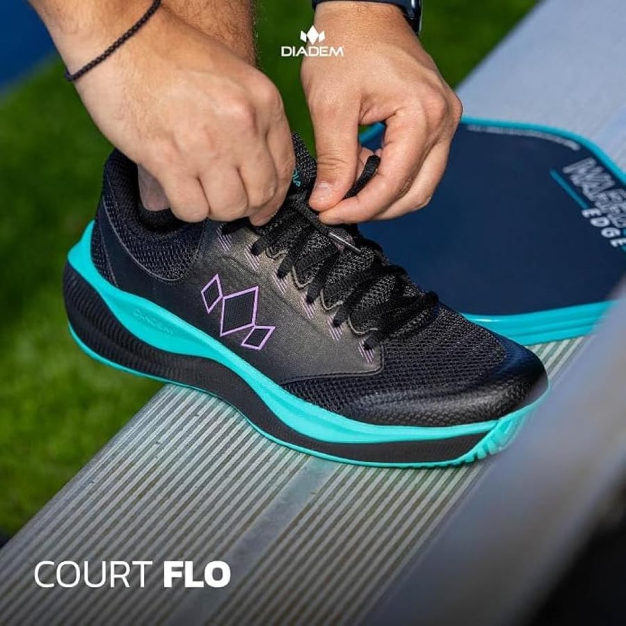 Diadem Men's Court Flo - All Court __ Black/Teal