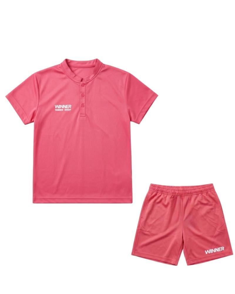 Winner T-shirt and Short __ Pink