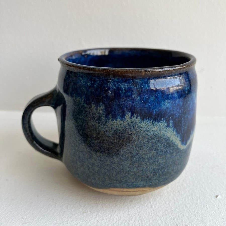 beach wave mug