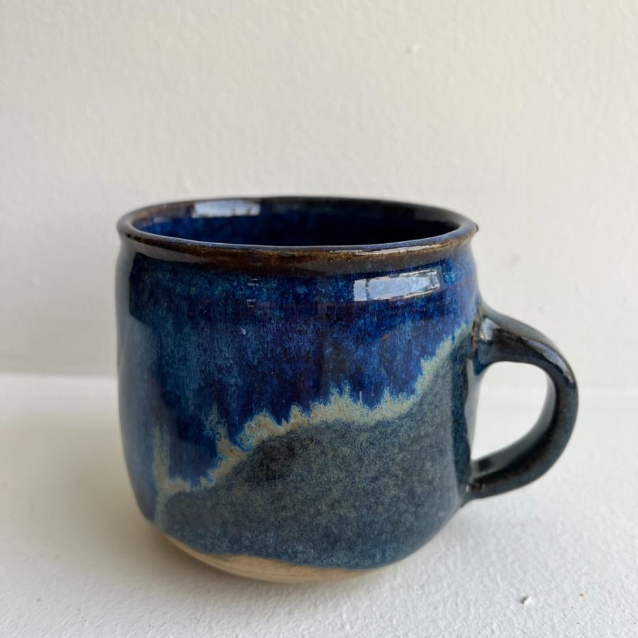 beach wave mug