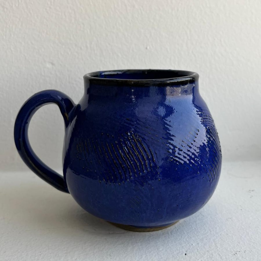 Ocean blue mug