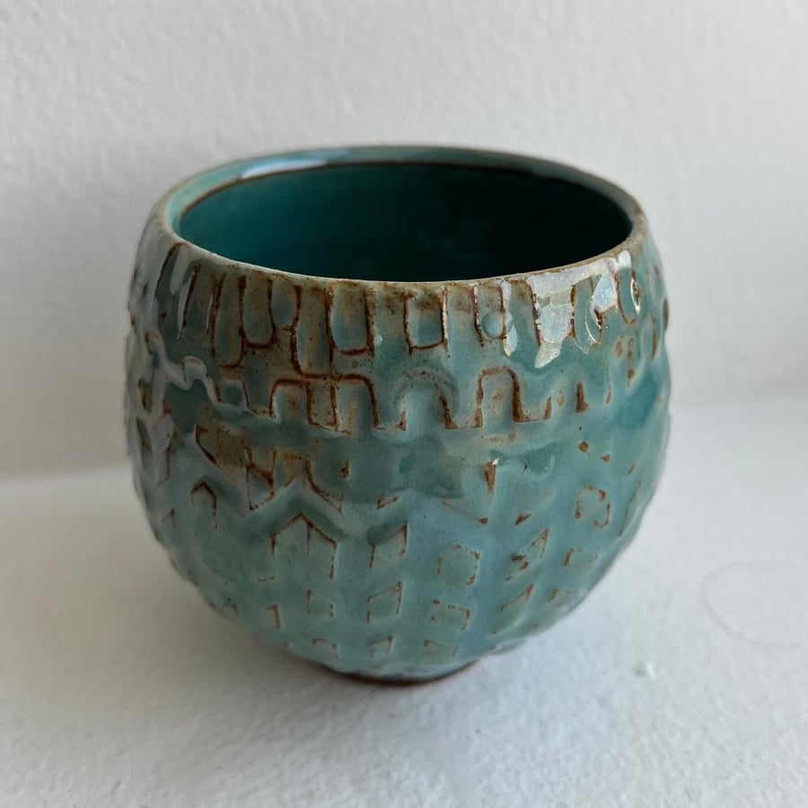 Carved Blue