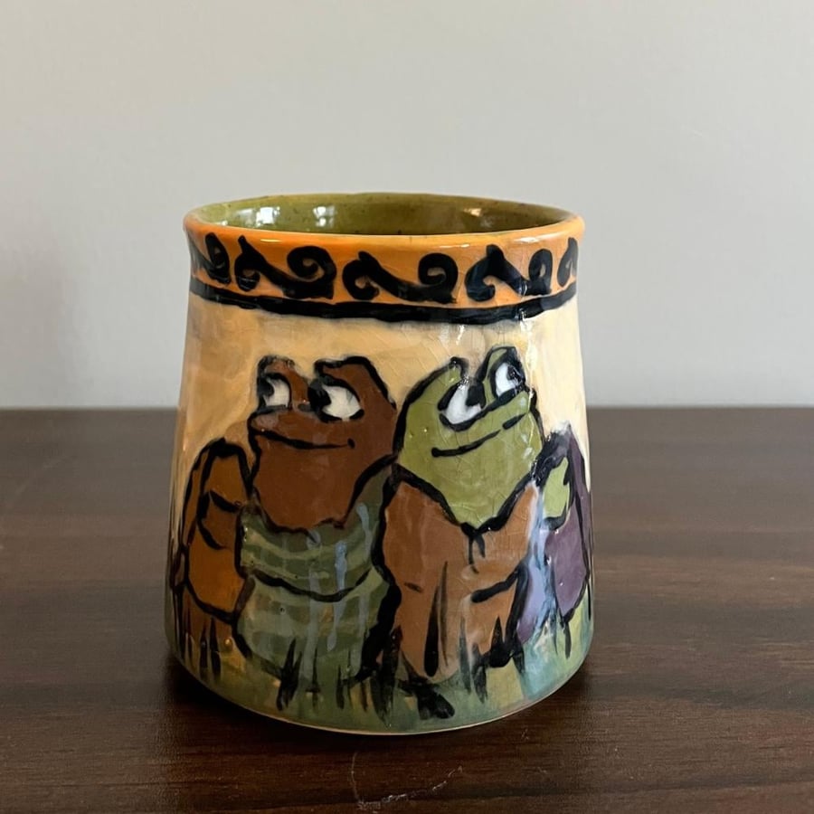 Frog and Toad At The Pumpkin Festival