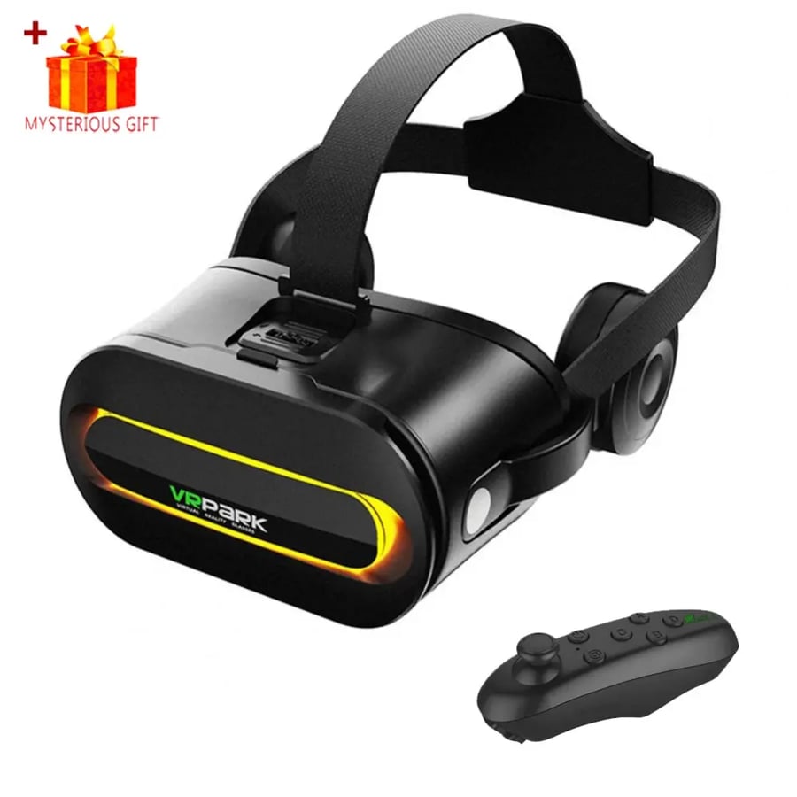 Viar 3D الواقع الافتراضي VR نظارات سماعة أجهزة بلوتوث خوذة العدسات نظارات الذكية الهاتف الذكي سماعات الرأس وحدات التحكم