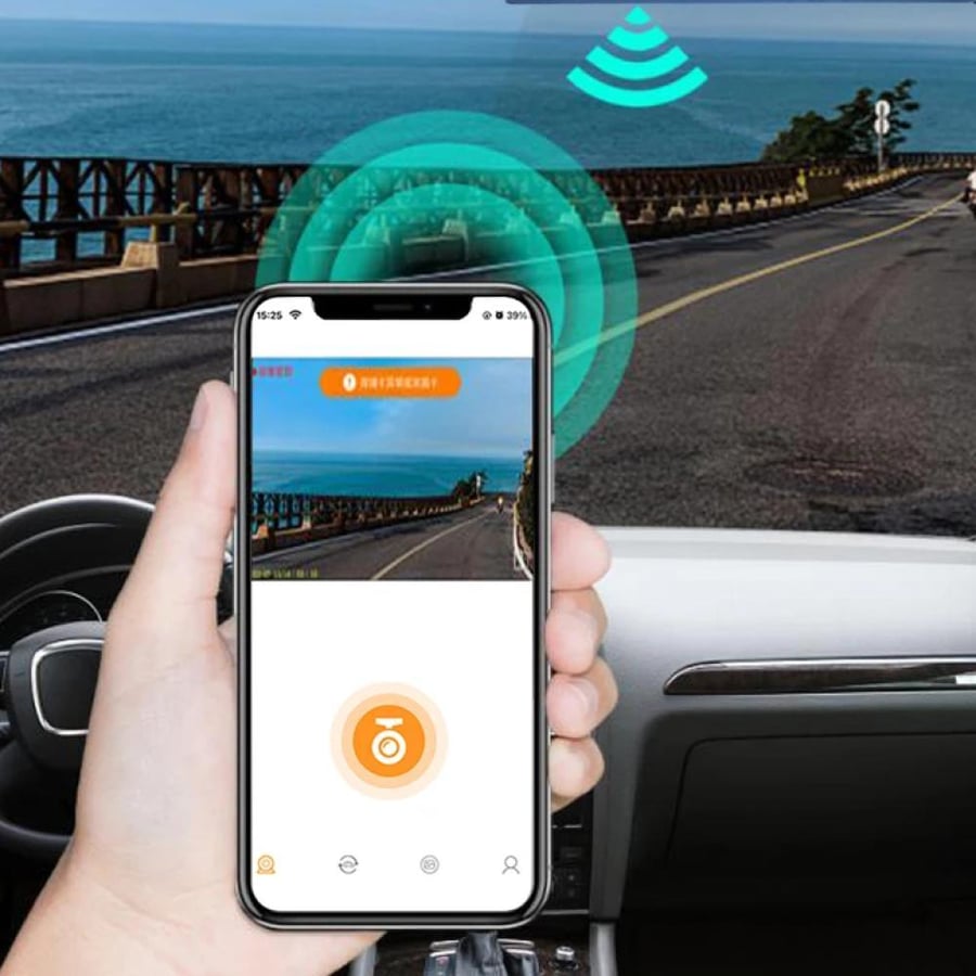 كاميرا قيادة ذكية Mini HD 1080P USB مع WiFi ورؤية ليلية وتحكم عبر التطبيق