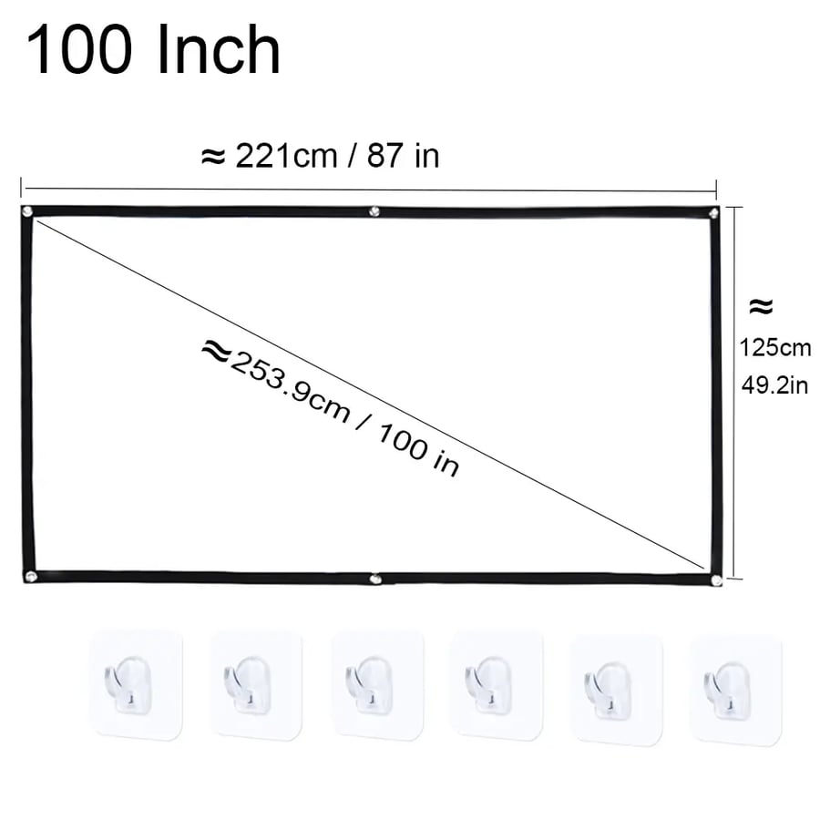ستارة عرض DITONG 16:9 72”/100”