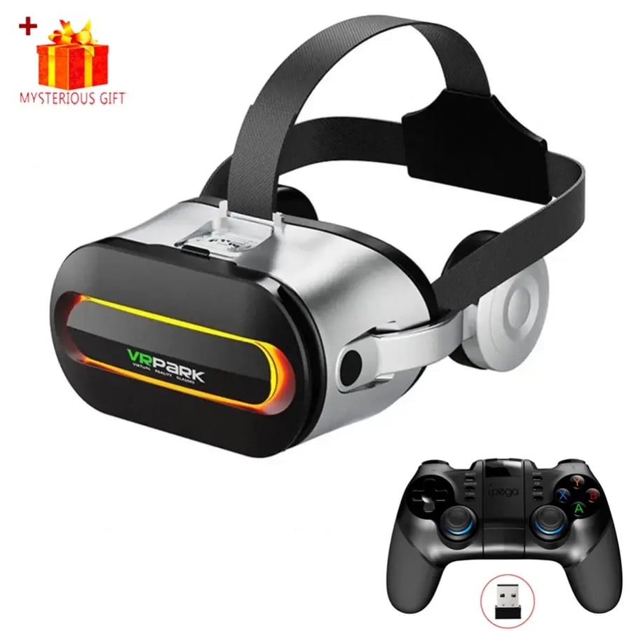 Viar 3D الواقع الافتراضي VR نظارات سماعة أجهزة بلوتوث خوذة العدسات نظارات الذكية الهاتف الذكي سماعات الرأس وحدات التحكم