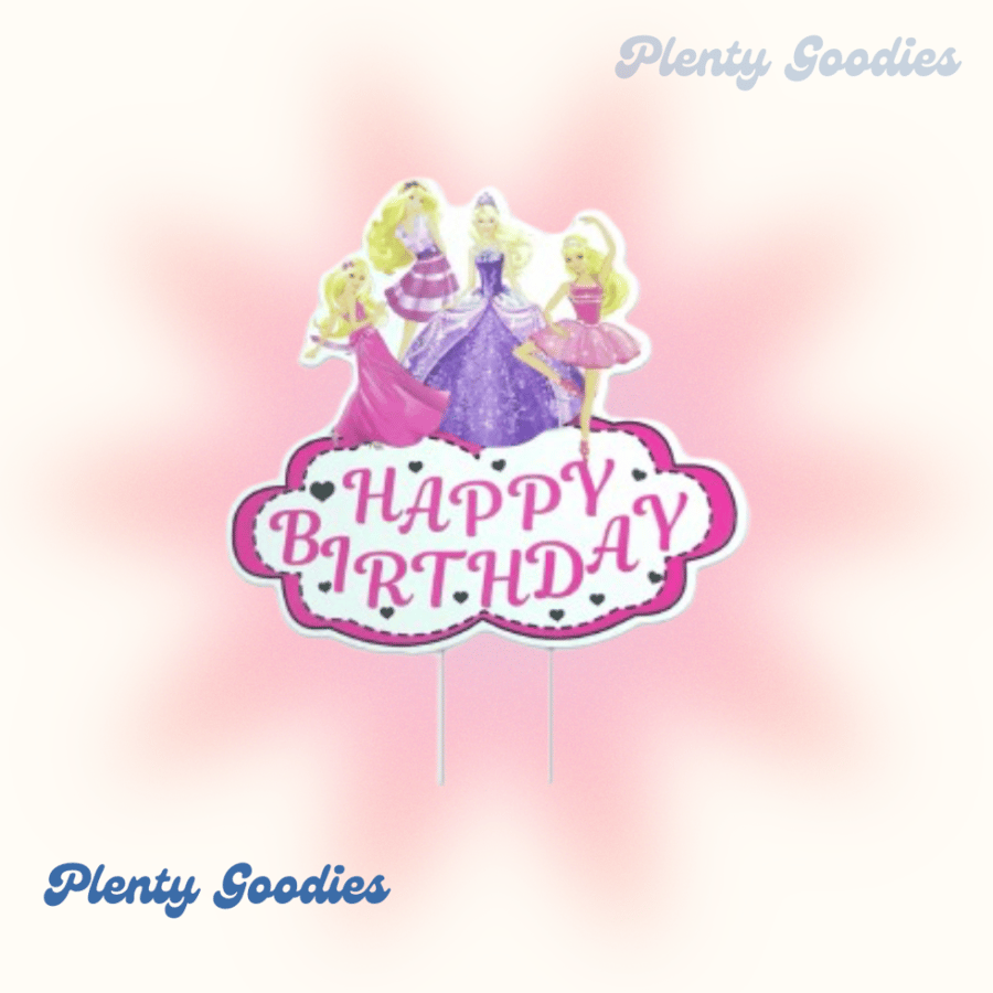 ١ قطعة تغريسة الكيك "  باربي " 1pcs Barbie Cake topper