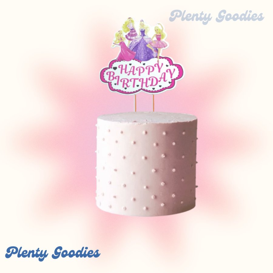 ١ قطعة تغريسة الكيك "  باربي " 1pcs Barbie Cake topper