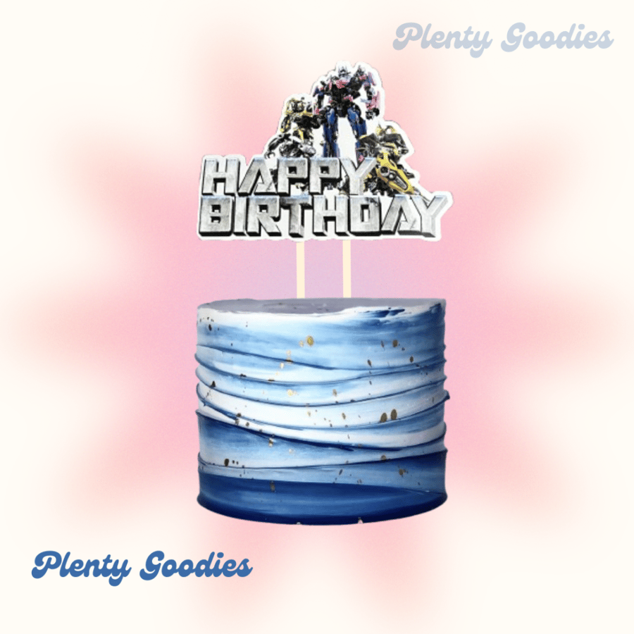 ١ تغريسة الكيك " ترانسفورمرز - المتحولون " 1pcs Transformers Cake topper
