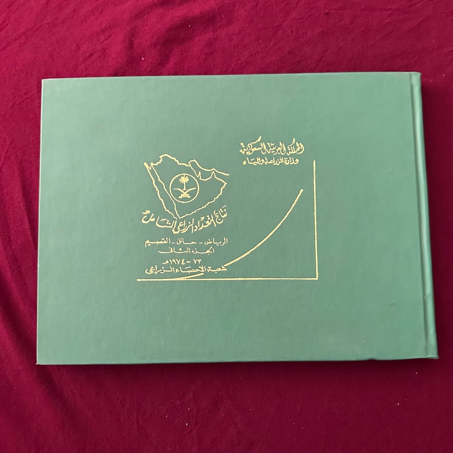 A208h نتائج التعداد الزراعي الشامل 1974
