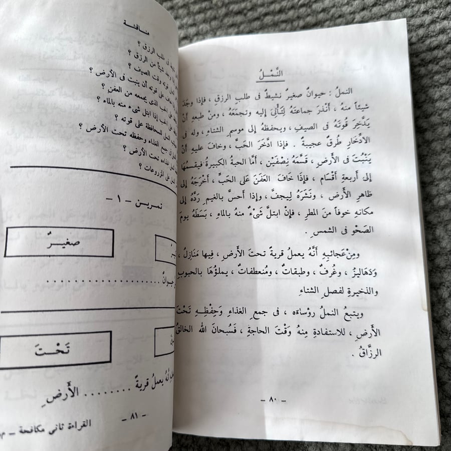 A274a منهج القراءة والكتابة للصف الثاني مكافحة الأمية 1399