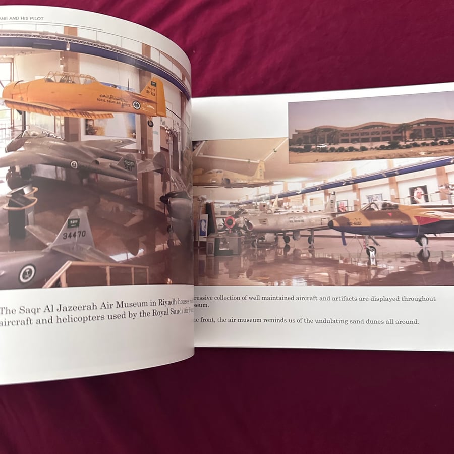 A171c King Abdulaziz His Plane and His Pilot بتوقيع الطيار