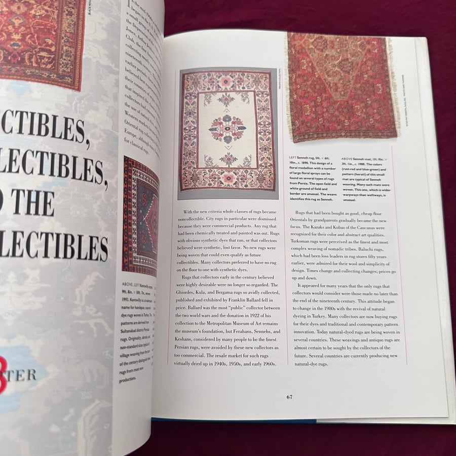 A866b  Oriental Rugs The Collector’s Guide