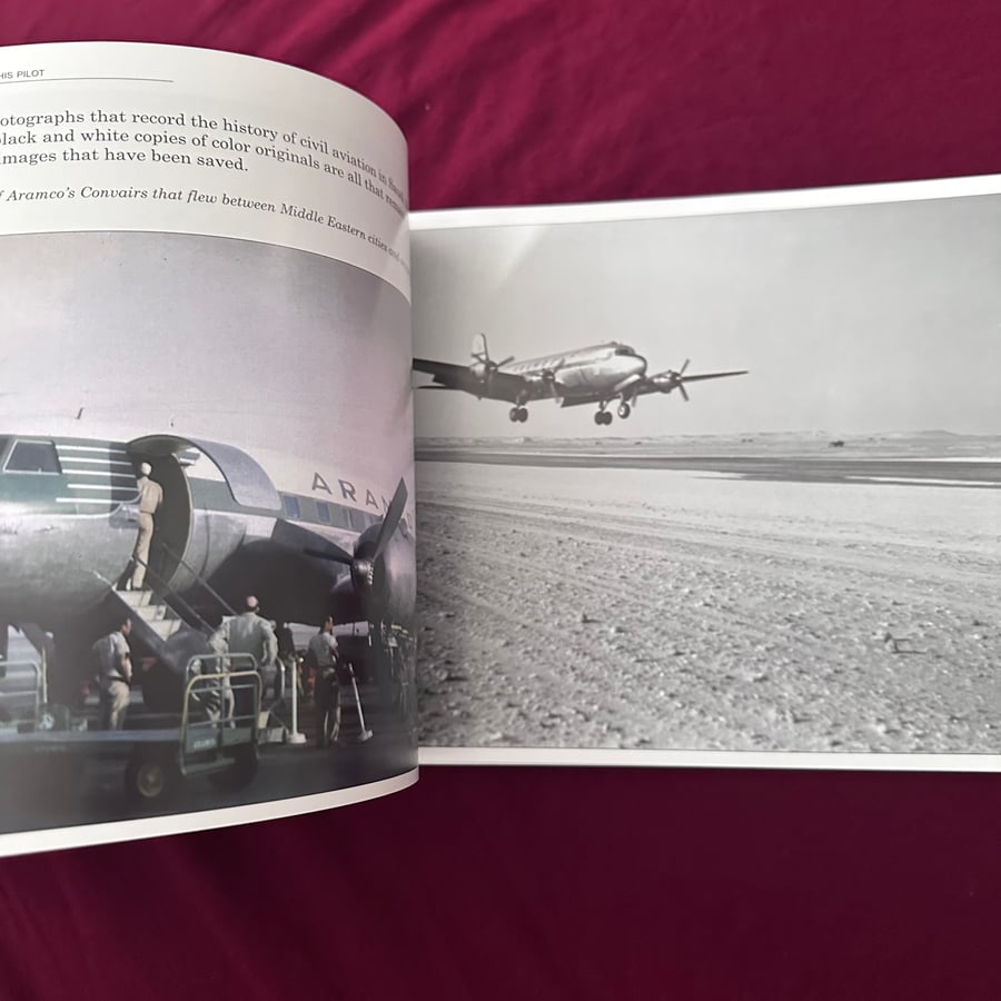 A171c King Abdulaziz His Plane and His Pilot بتوقيع الطيار