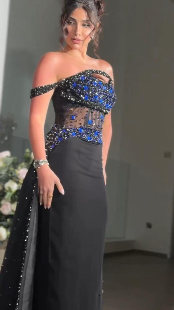فستان  سهرة باربي تطريز يدوي