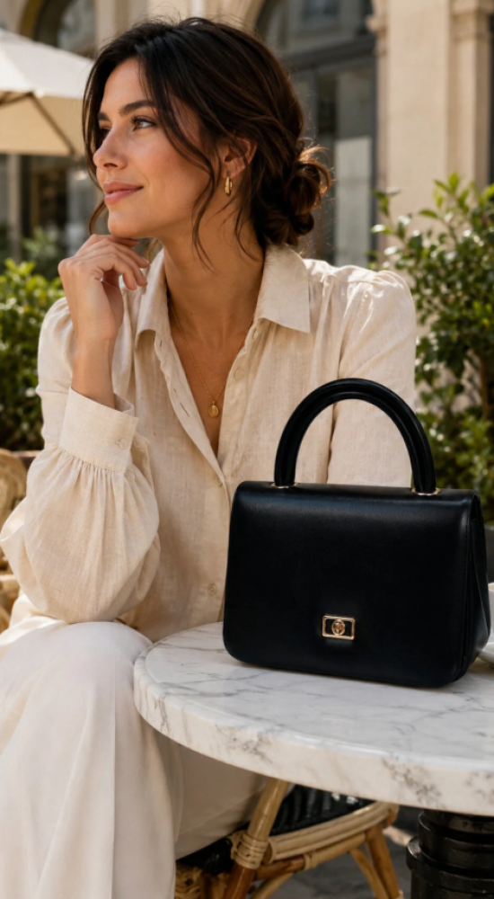 Moda Lime حقيبة يد نسائية بيضاء صغيرة من الجلد الصناعي مع حزام جانبي ومقابض، حقائب نسائية عصرية أنيقة