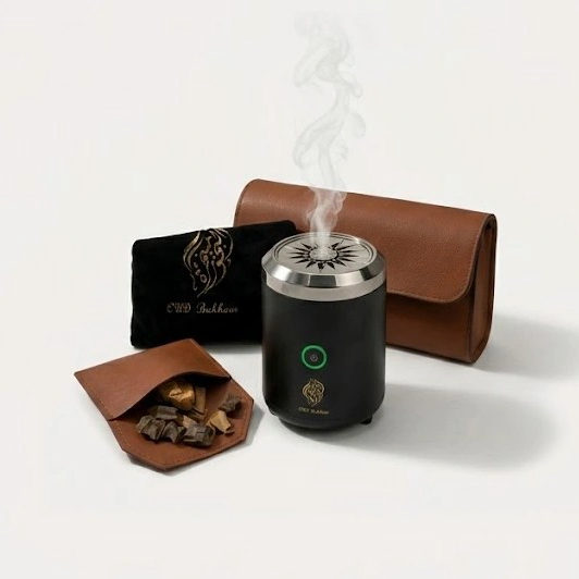 Oud Burner with Leather Case