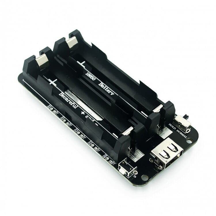 Lithium Battery 18650 Shield Micro USB 5V/3A 3V/1A Power Bank Battery Charging Module for Arduino ESP32 ESP8266 WIFI 18650 2 Holders