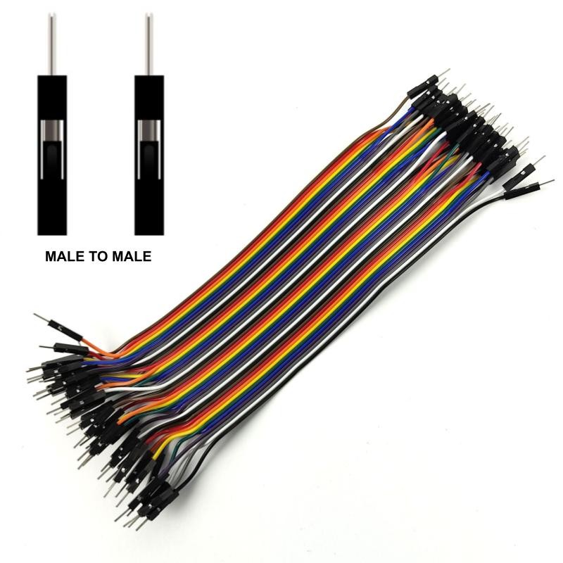 jumper wire 10cm M-M 40PCS