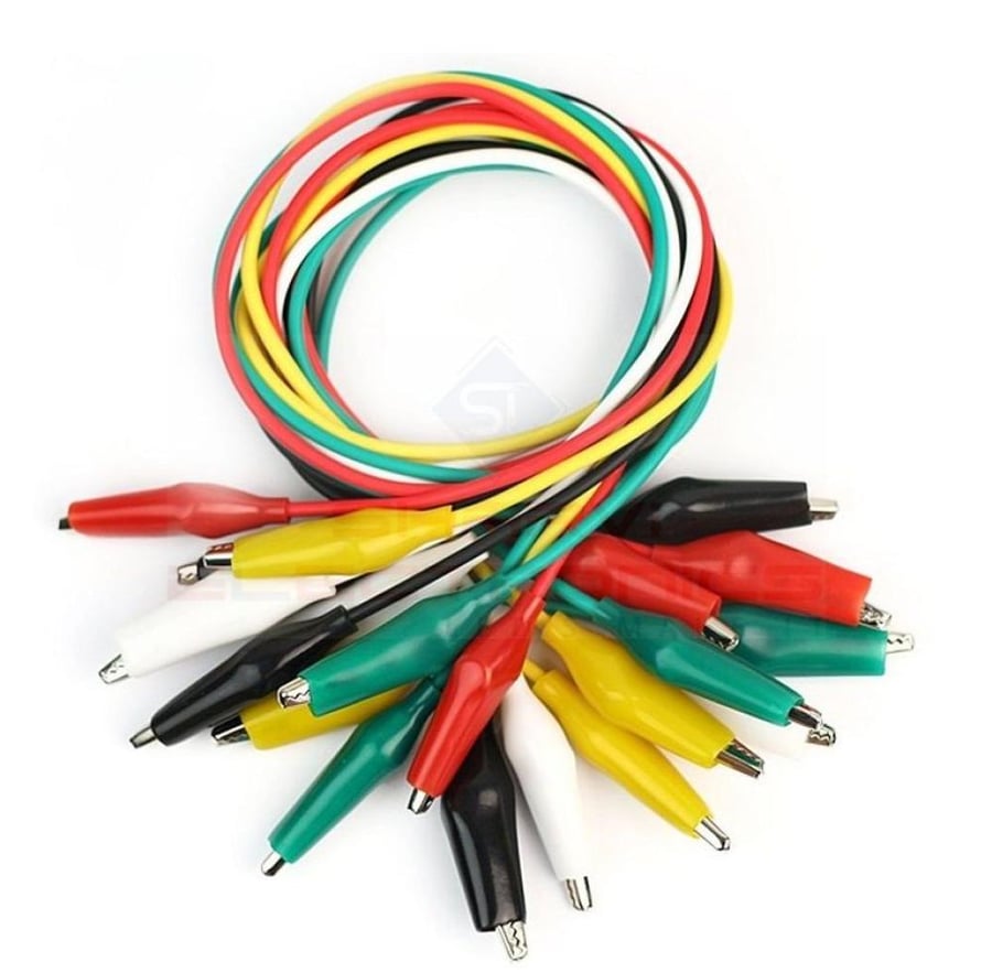 Alligator Clips Crocodile Wire 30cm Kit 10pcs