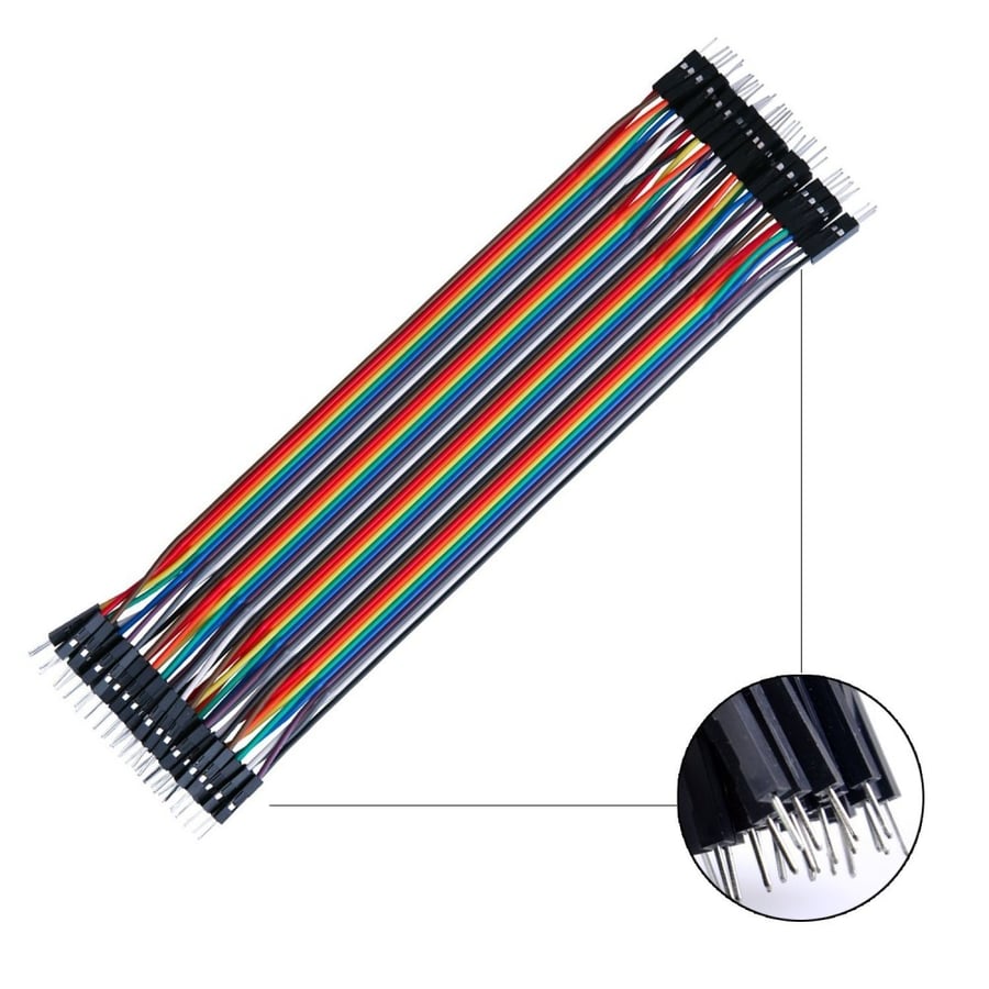 jumper wire 20cm M-M 40PCS