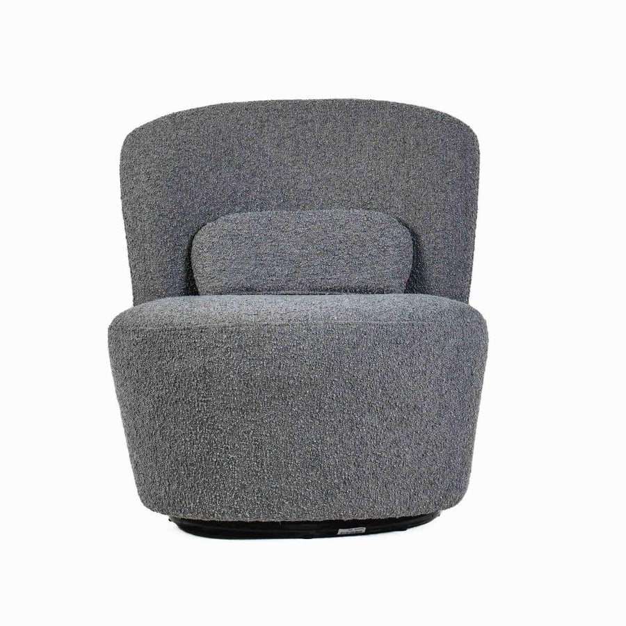 Rainbow Swivel Chair, Dark Grey