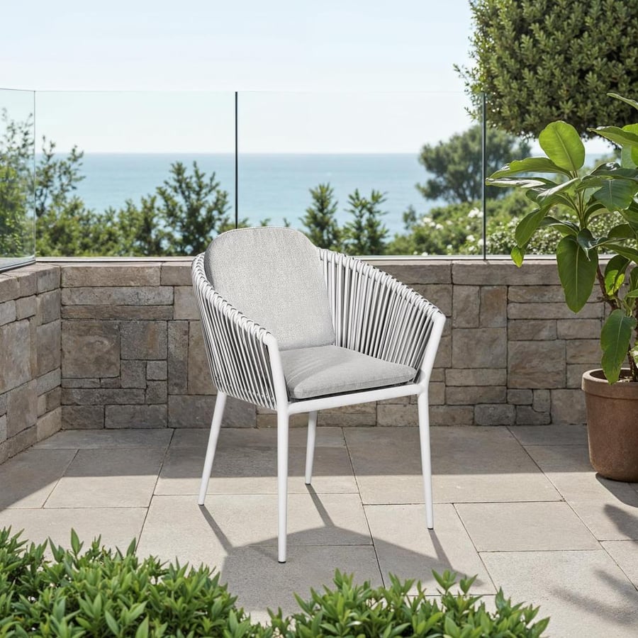 Muses Outdoor Dining Chair with Arm