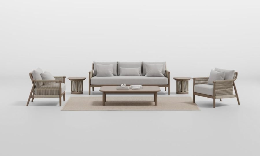 LOTUS SET OF 6 GREY