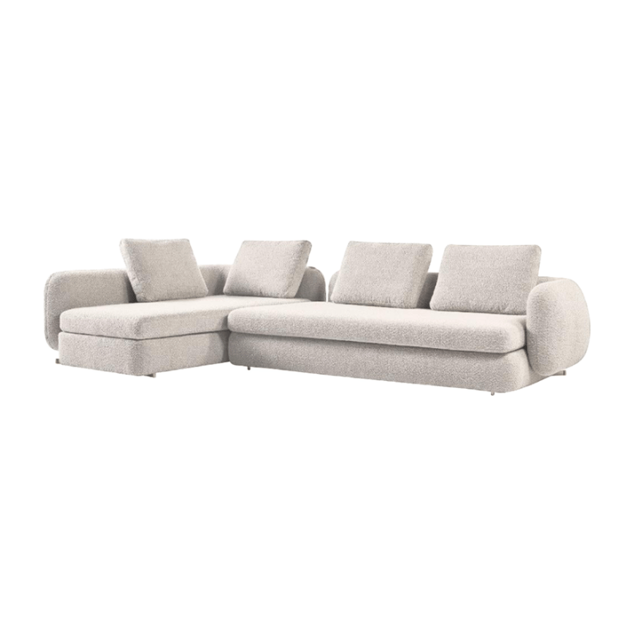 Elio 3 Seater Right Corner Sofa + Chaise Lounge