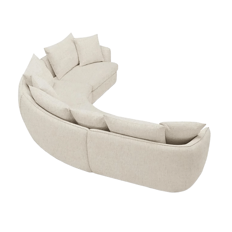Eleph 4 Seater Corner Sofa, White