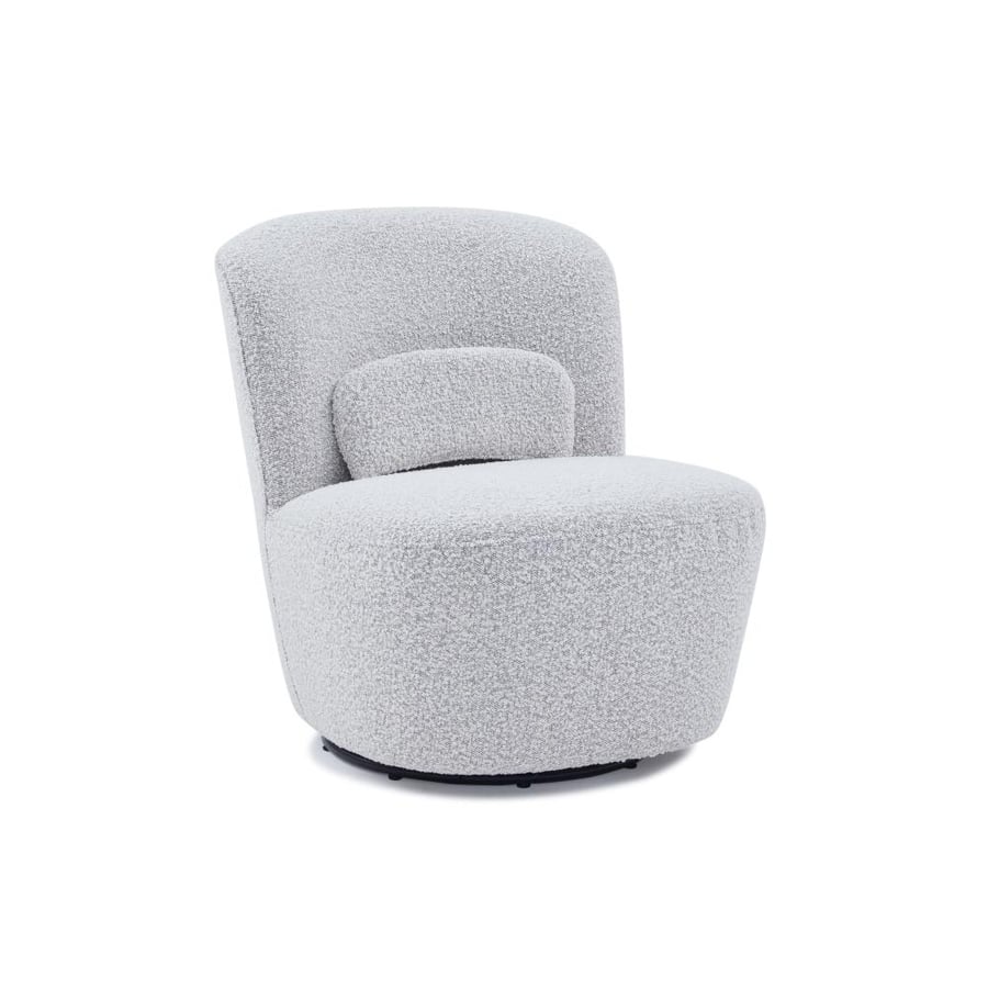 Rainbow Swivel Chair, Grey