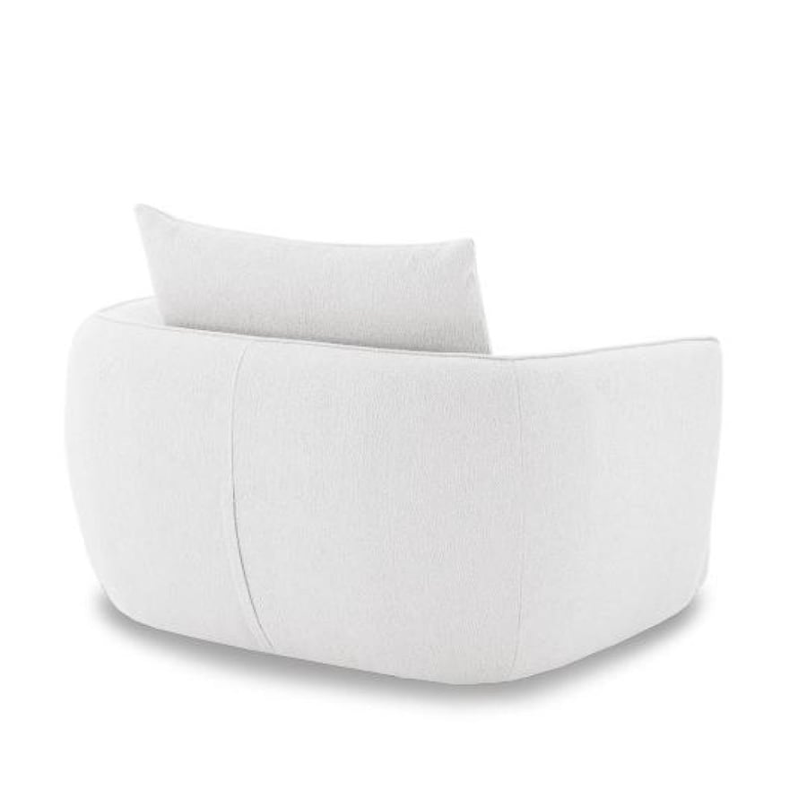 Nest Swivel Armchair, White