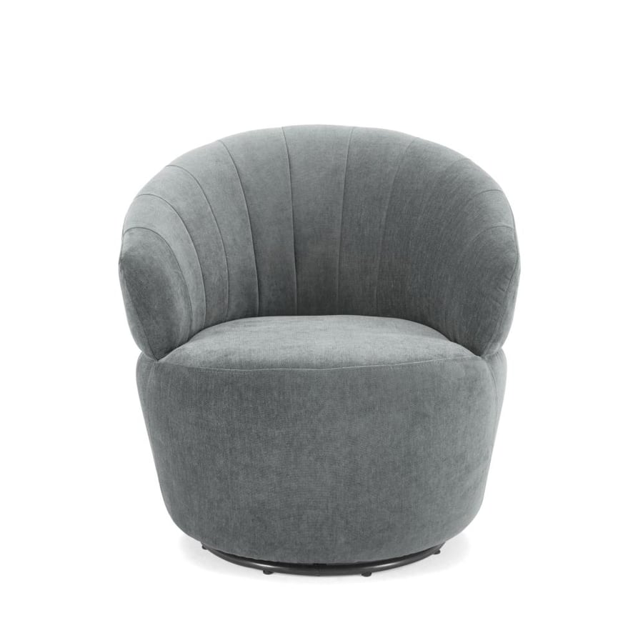 Dance Swivel Armchair, Grey