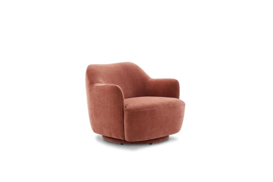 STREAM ARMCHAIR REDBROWN