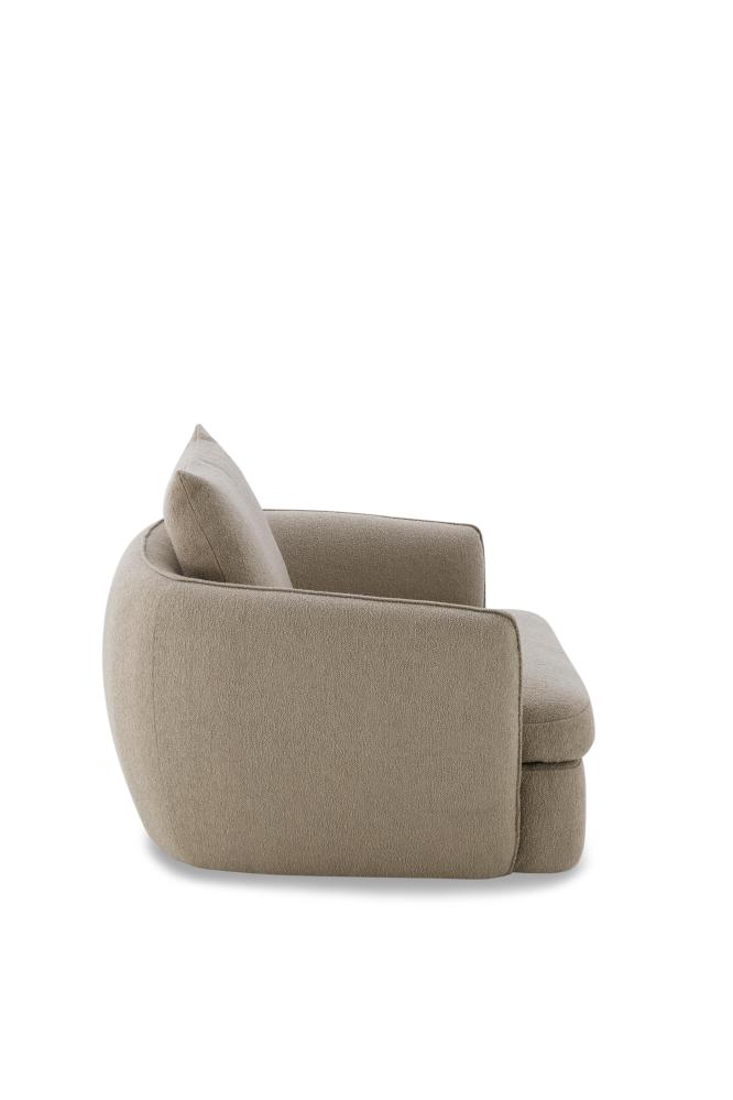 Nest Swivel Armchair, Brown