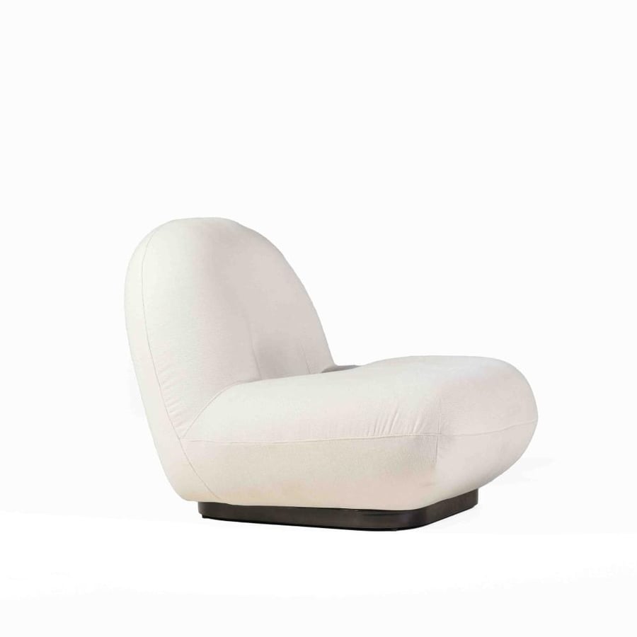 Izzy Armless Lounge Chair Off-White