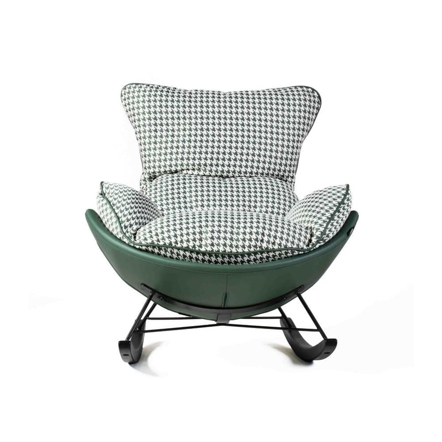 Remo Rocking Armchair, Green