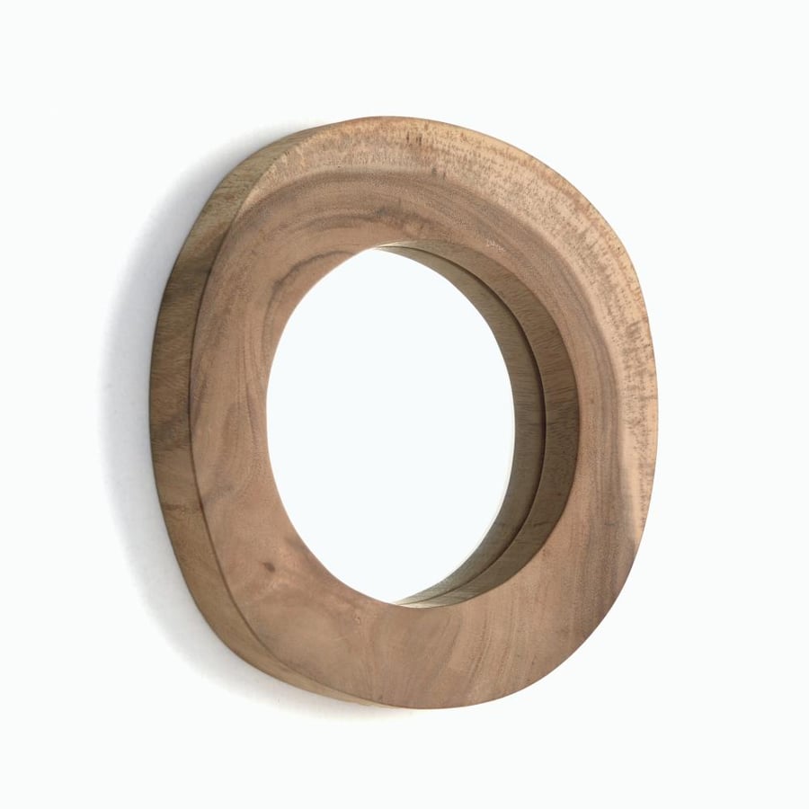 Kalb Oval Wood Mirror