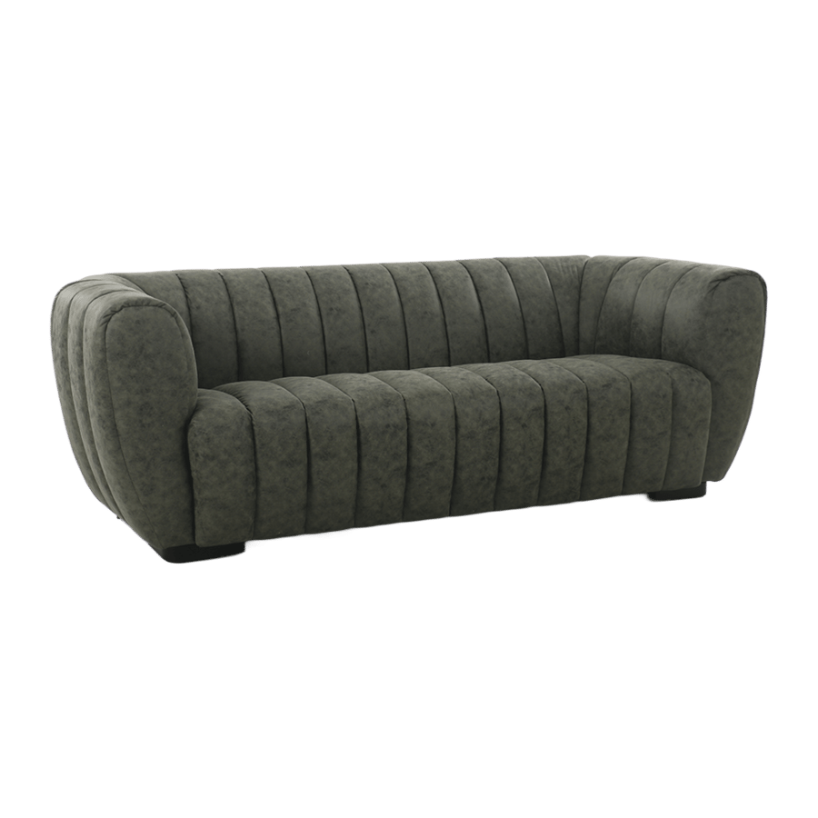 Isabella XL: Comfortable 2.5 Seat Semi-Leather Sofa