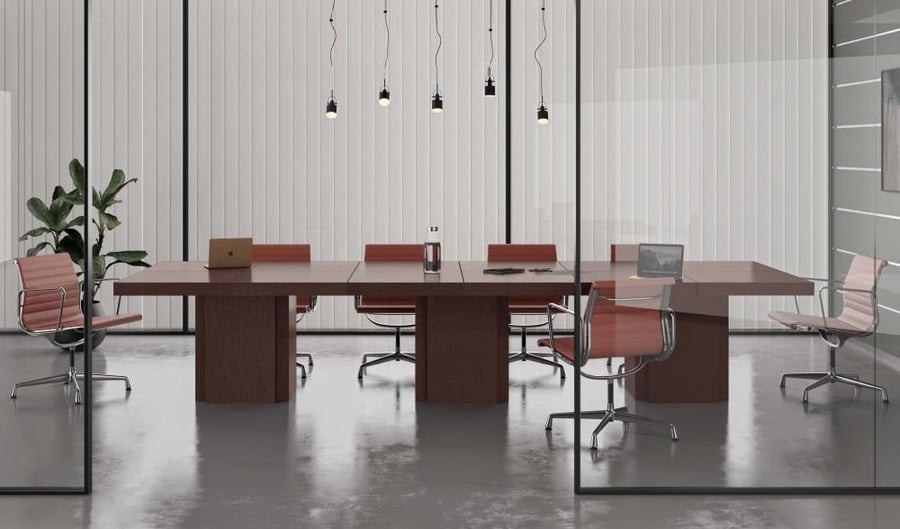 Dusk Melamine Rectangular Dining Table