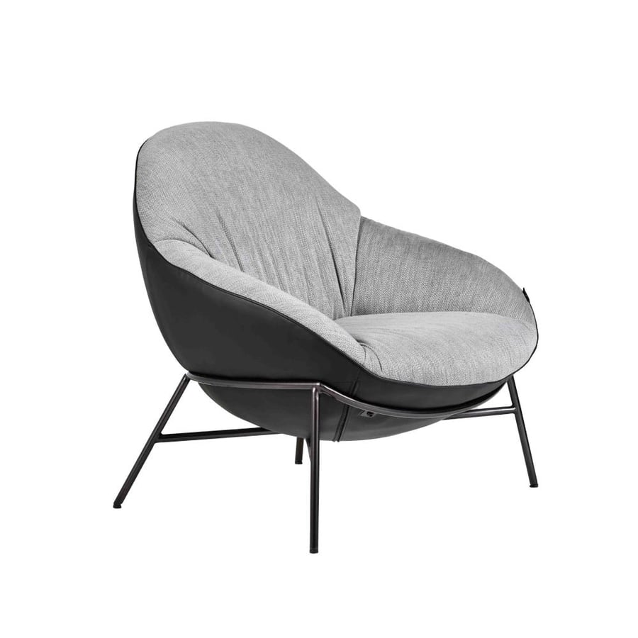 Regency Armchair, Grey & Black