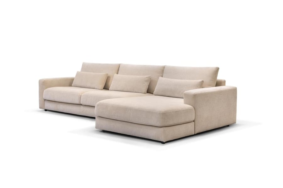 HUDSON SOFA 3 SEAT CHAISE LOUNGE LEFT