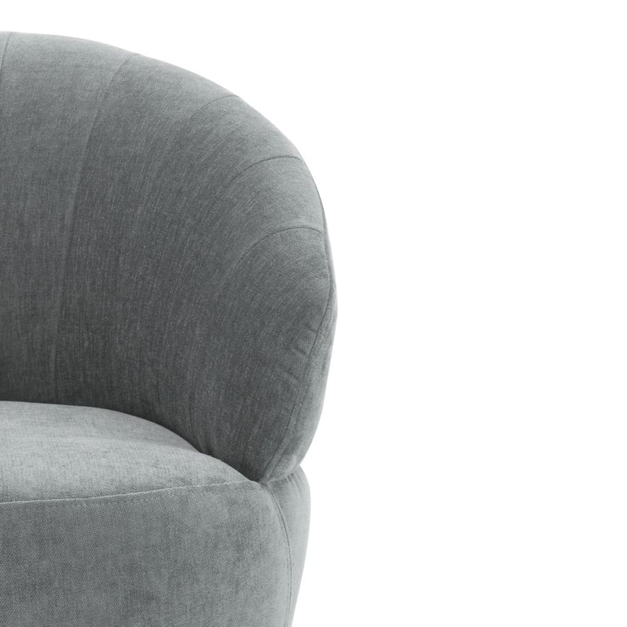 Dance Swivel Armchair, Grey