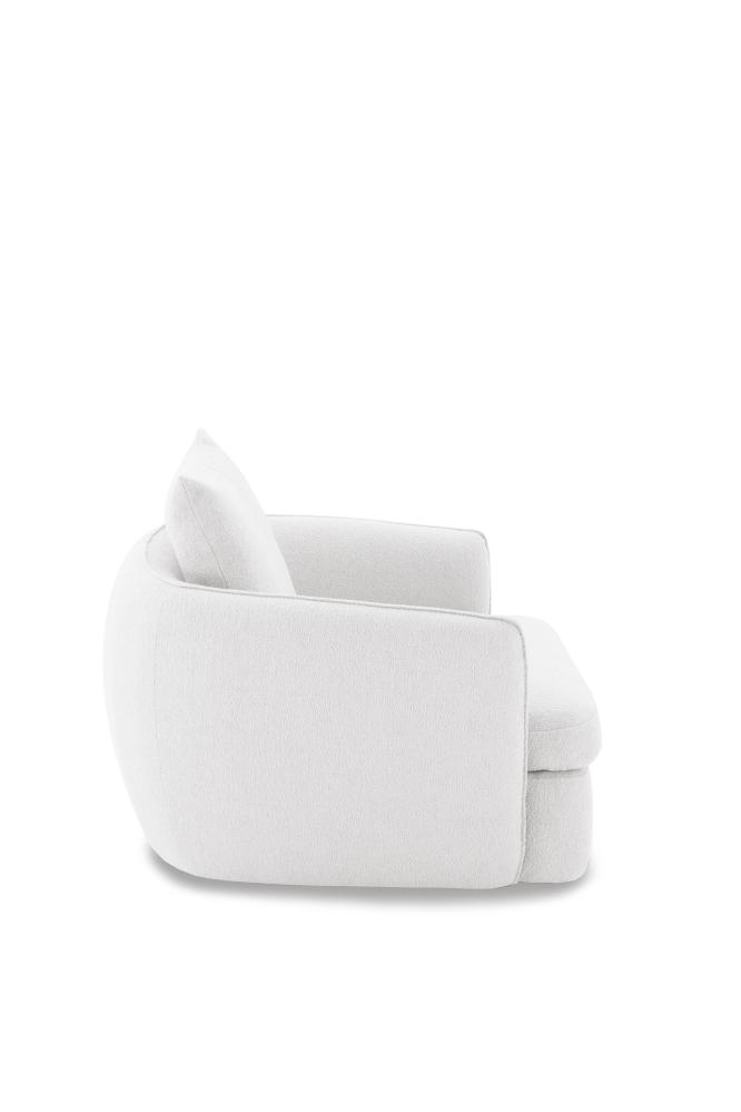 Nest Swivel Armchair, White