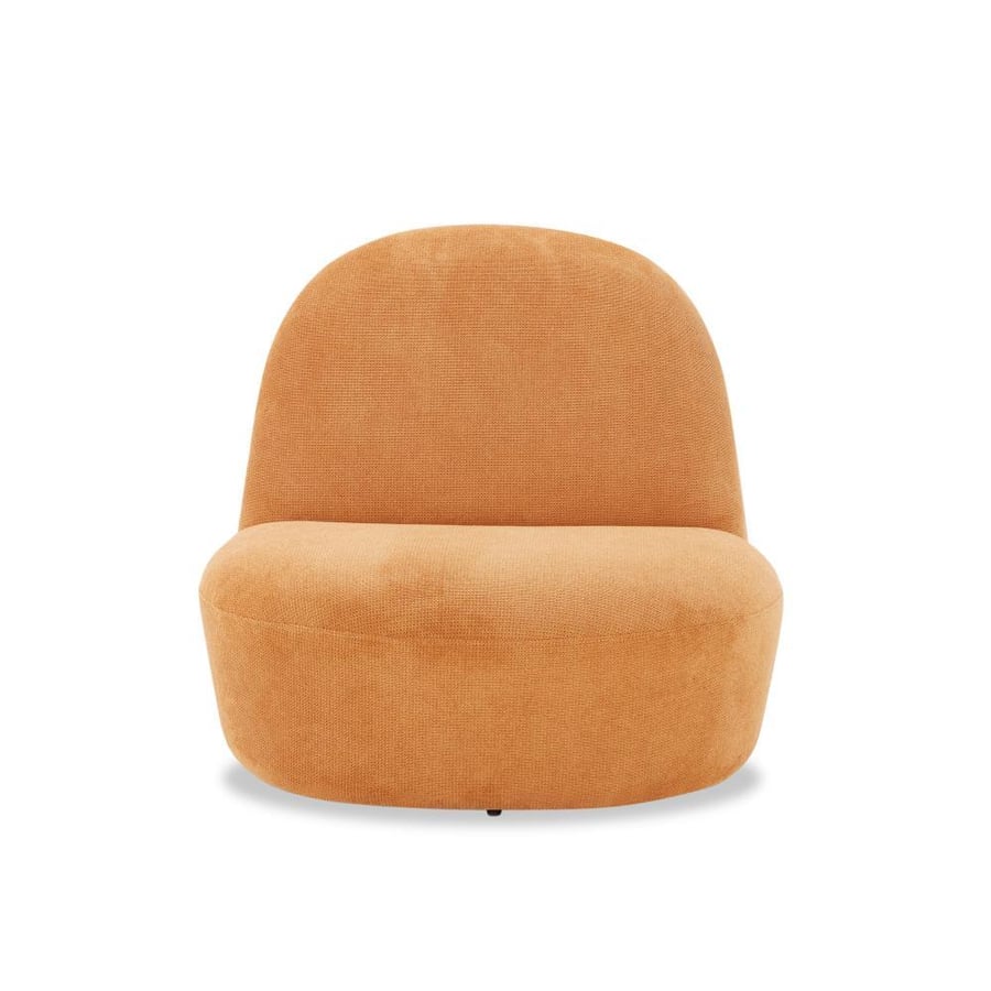 Stone Arm Chair Swivel Yellow