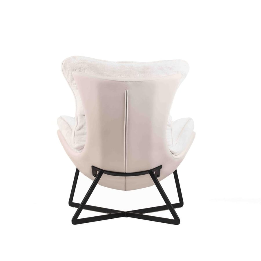 Remo Rocking Armchair, CREAMY-WHITE